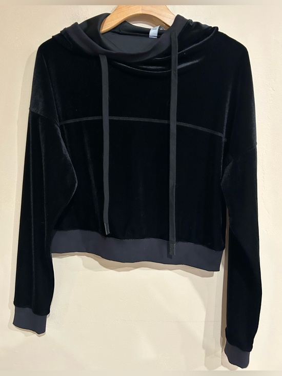 ALO Yoga Tops - Alo Velour Crop Hoodie XS
